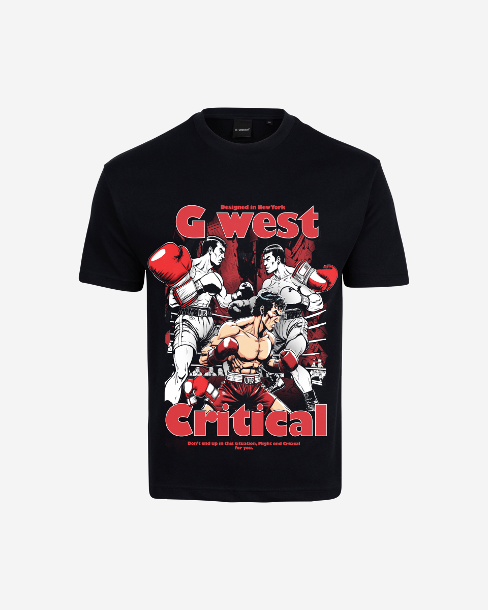 G West Mens Oversized Critical T-Shirt