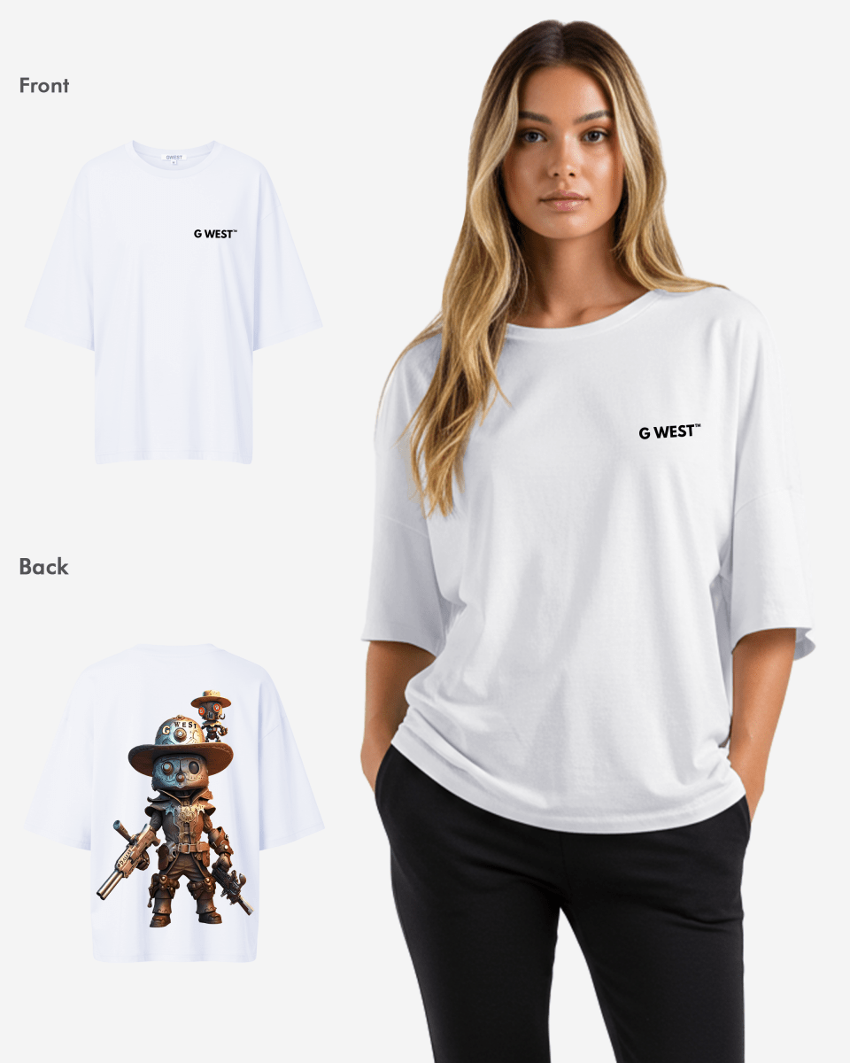 G West Womens OVERSIZED DALLAS COWBOY T-SHIRT