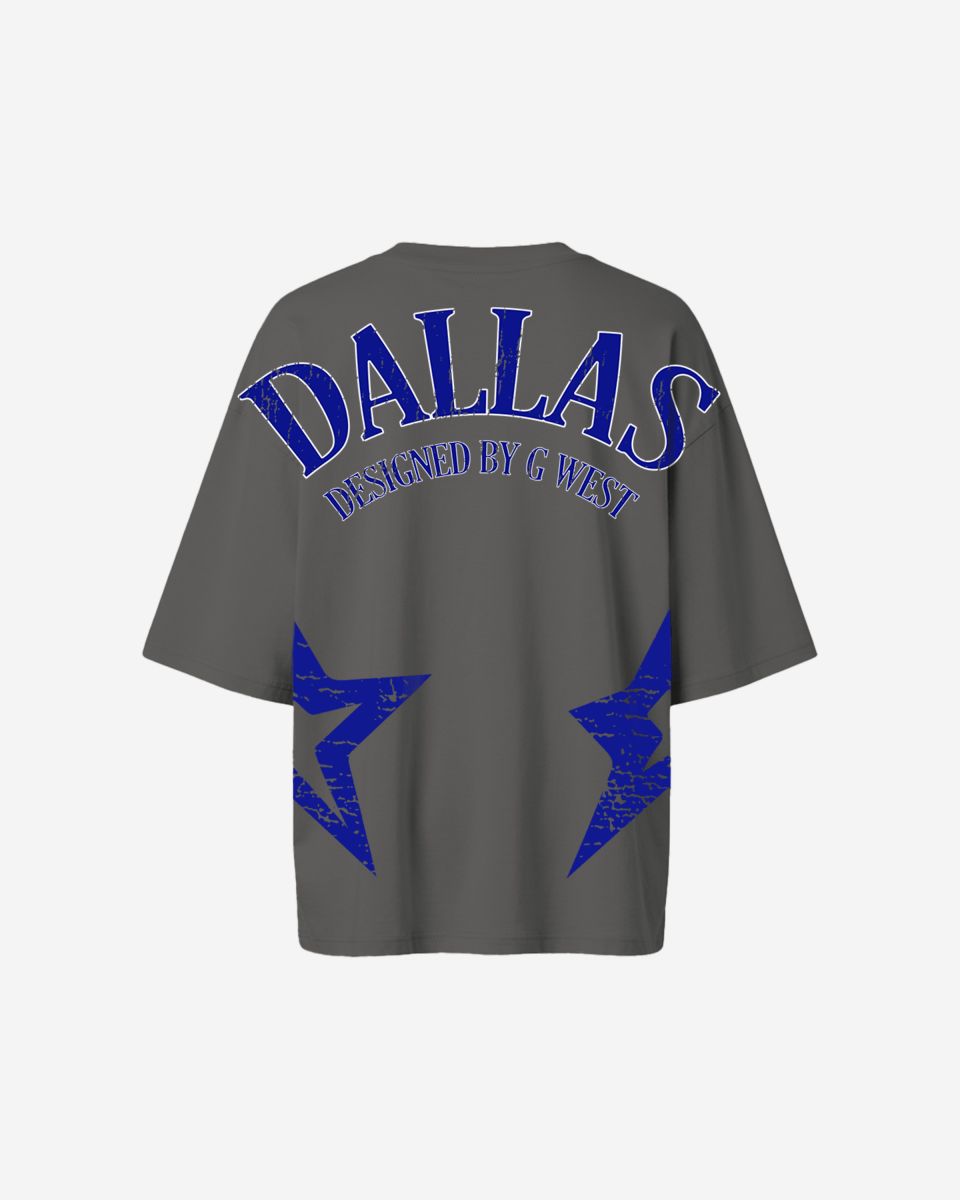 G West Womens Oversized Dallas Logo Tee