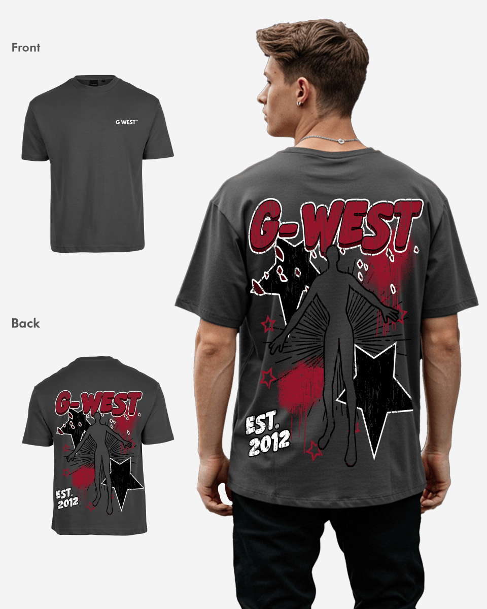 G West Mens Oversized Dazzling Dynamo Tee