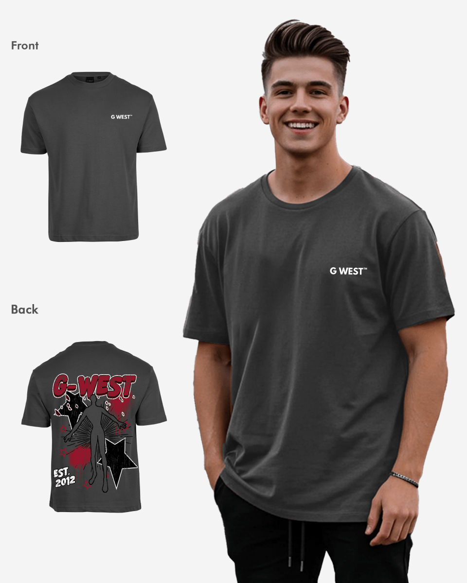 G West Mens Oversized Dazzling Dynamo Tee
