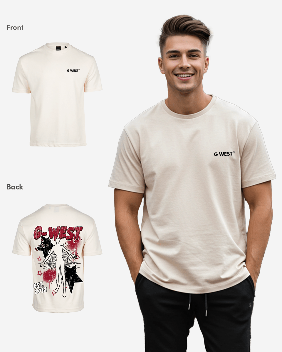 G West Mens Oversized Dazzling Dynamo Tee
