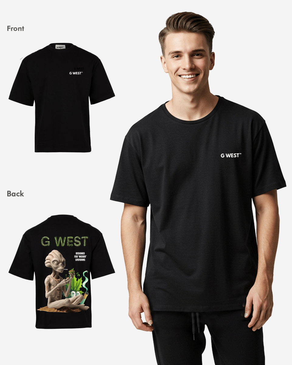 G West Mens Oversized Designed For Higher Lifeforms Tee