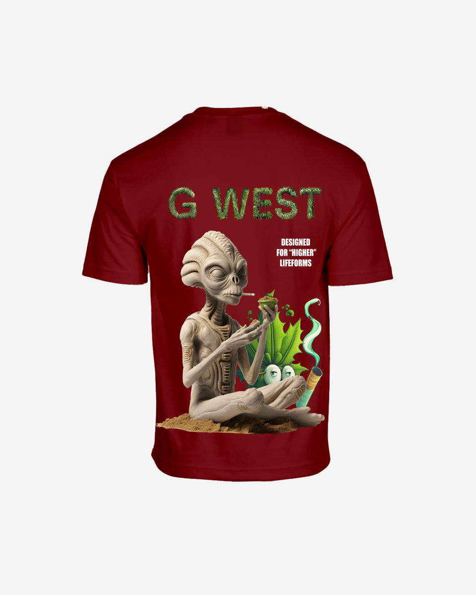 G West Mens Oversized Designed For Higher Lifeforms Tee