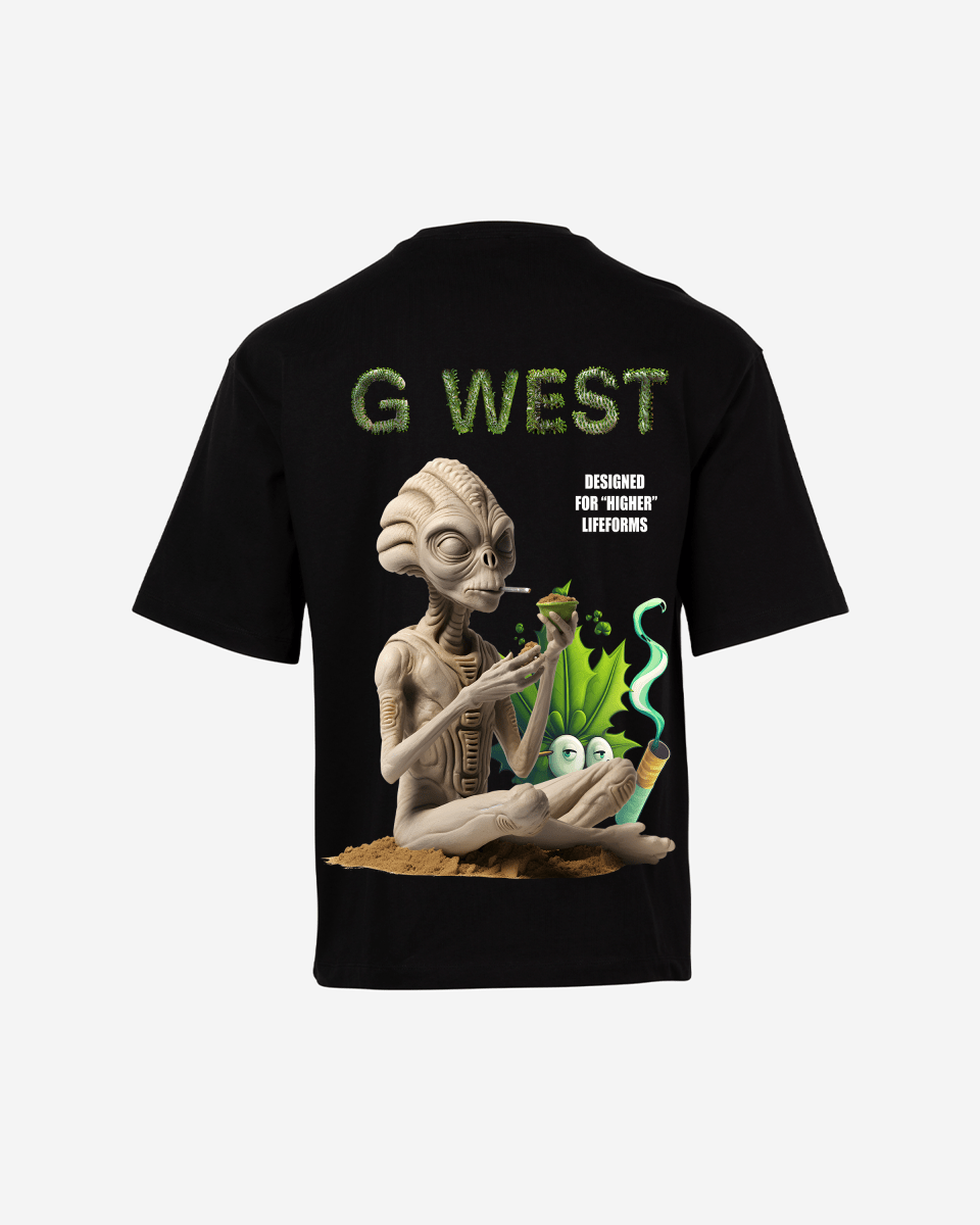 G West Mens Oversized Designed For Higher Lifeforms Tee