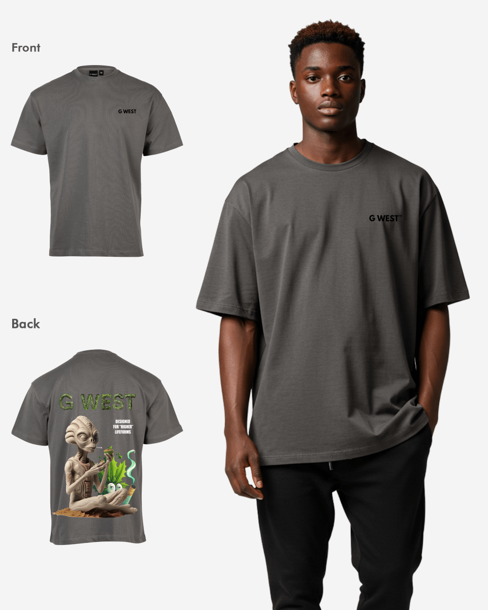 G West Mens Oversized Designed For Higher Lifeforms Tee