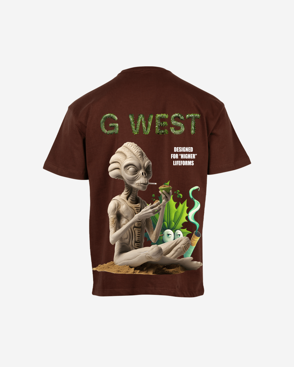 G West Mens Oversized Designed For Higher Lifeforms Tee