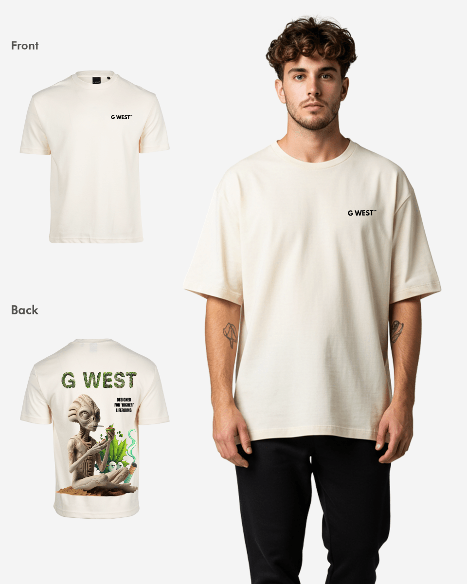 G West Mens Oversized Designed For Higher Lifeforms Tee