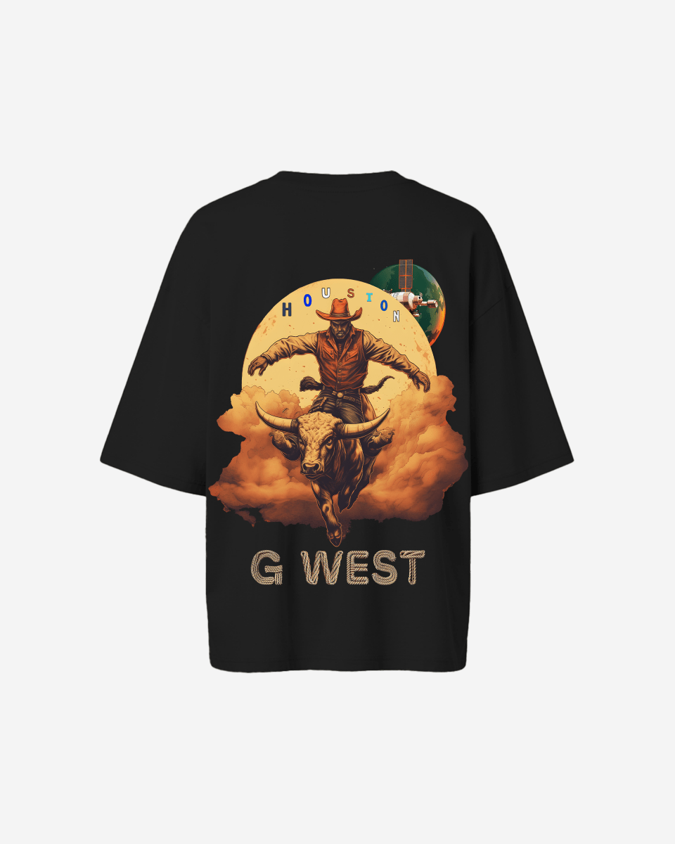 G West Womens Oversized Houston Rodeo T-Shirt