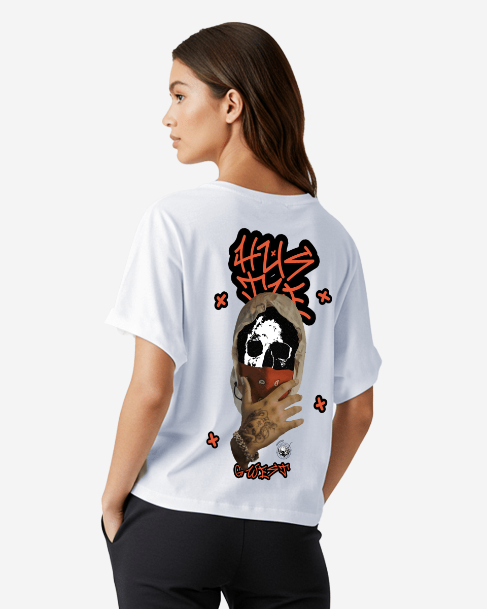 G West Womens Oversized Hustle T-Shirt