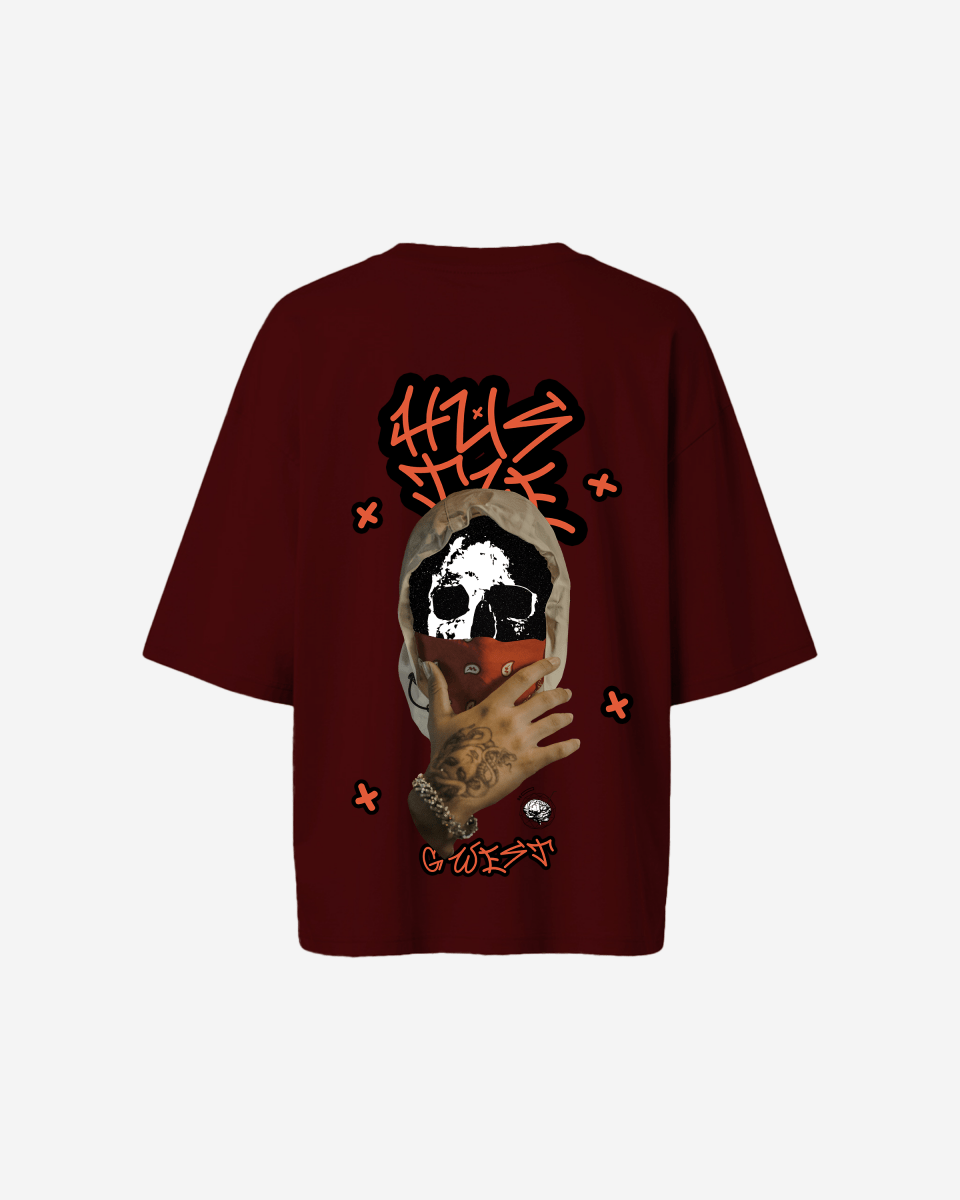 G West Womens Oversized Hustle T-Shirt