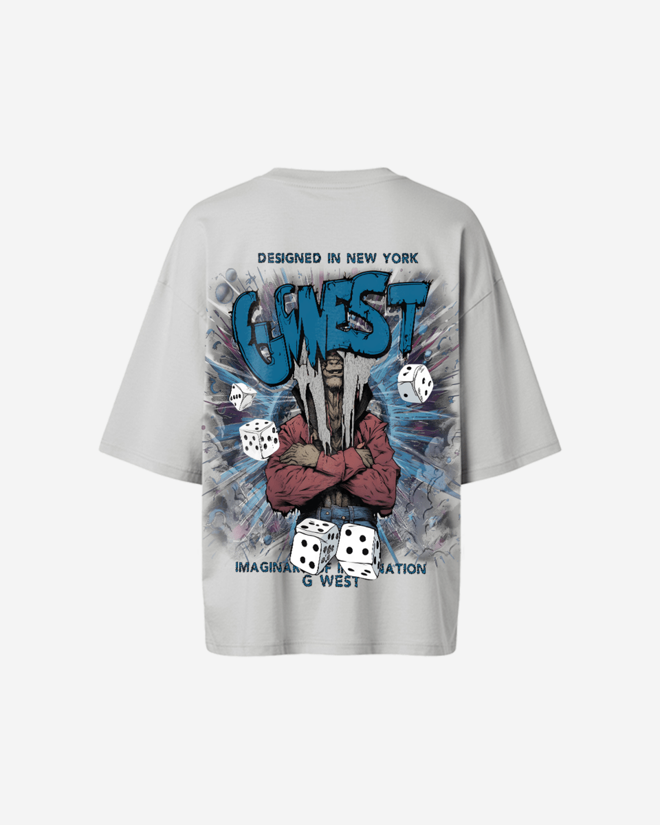 G West Womens Oversized Imagine Of Imagination Tee