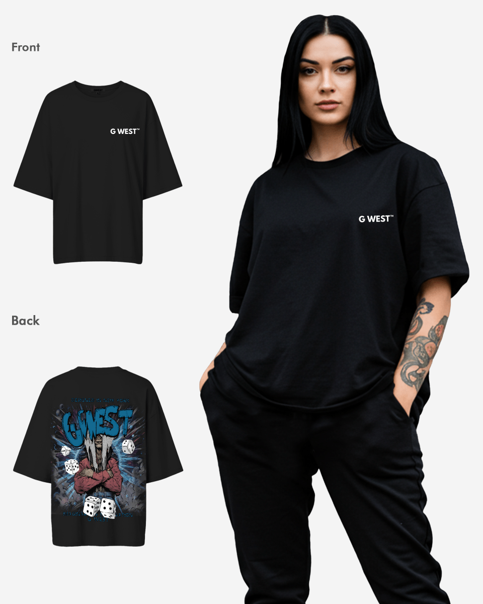 G West Womens Oversized Imagine Of Imagination Tee