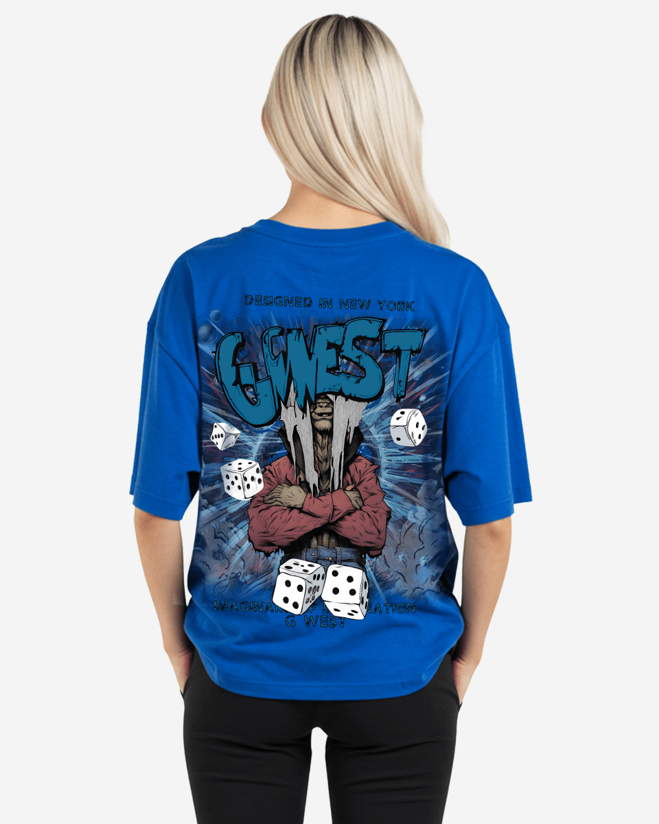 G West Womens Oversized Imagine Of Imagination Tee