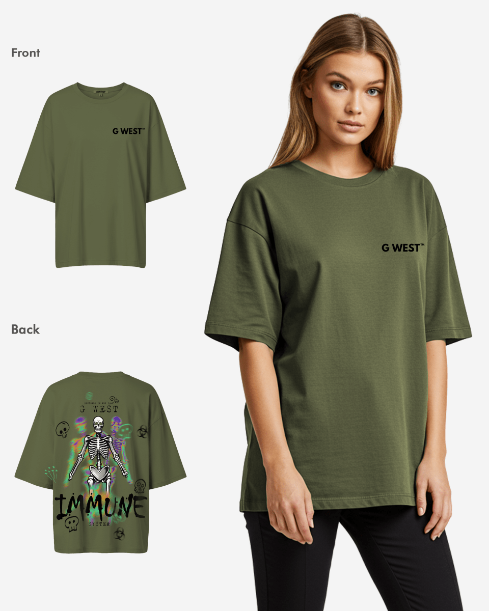 G West Womens Oversized Immune Tee