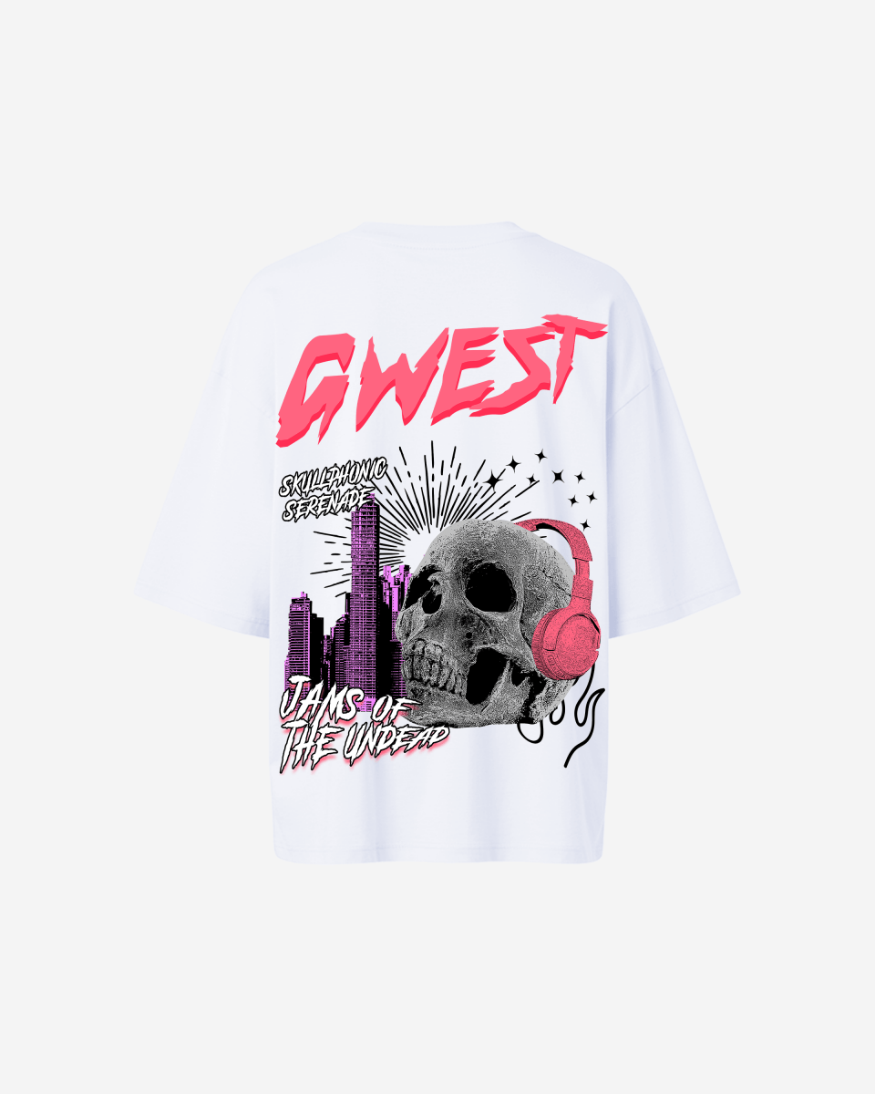 G West Womens Oversized Jams Of The Undead Tee