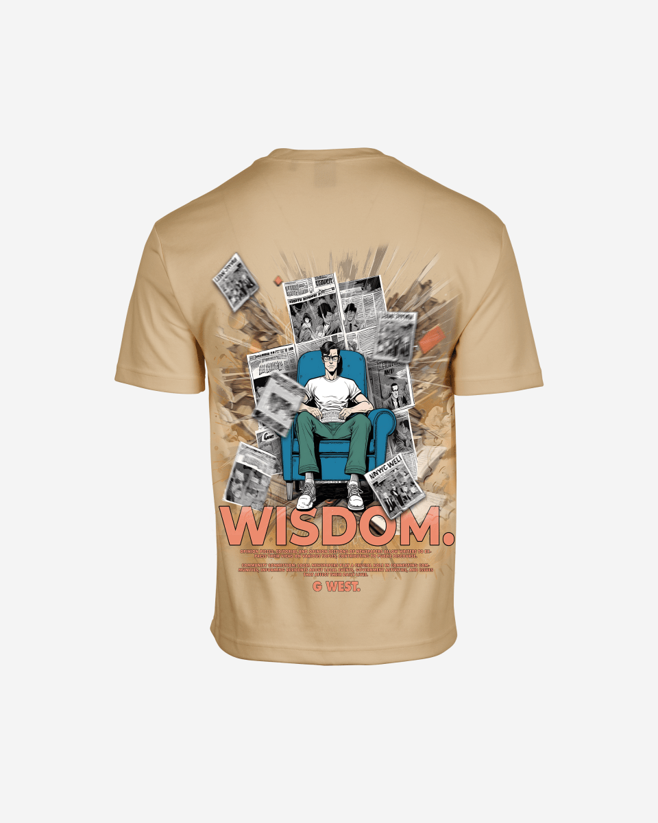 G West Mens Oversized Library T Shirt