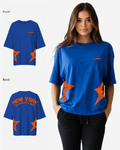 G West Womens Oversized New York Arch Logo With Star Tee