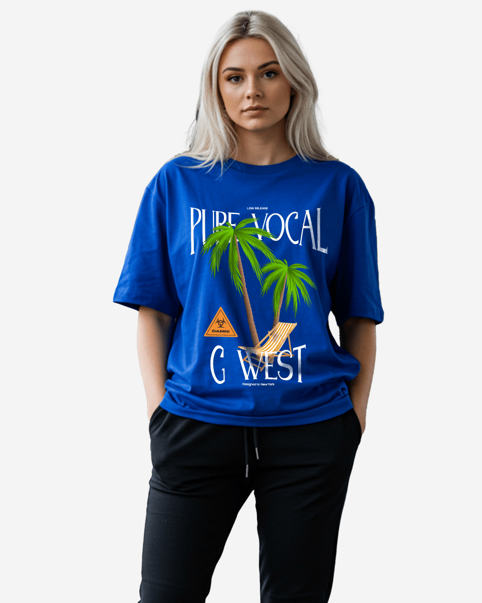 G West Womens Oversized Pure Vocal T Shirt