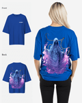 G West Womens Oversized Purple Reaper Tee