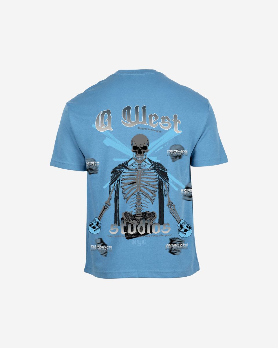 G West Mens Oversized Skull Tee