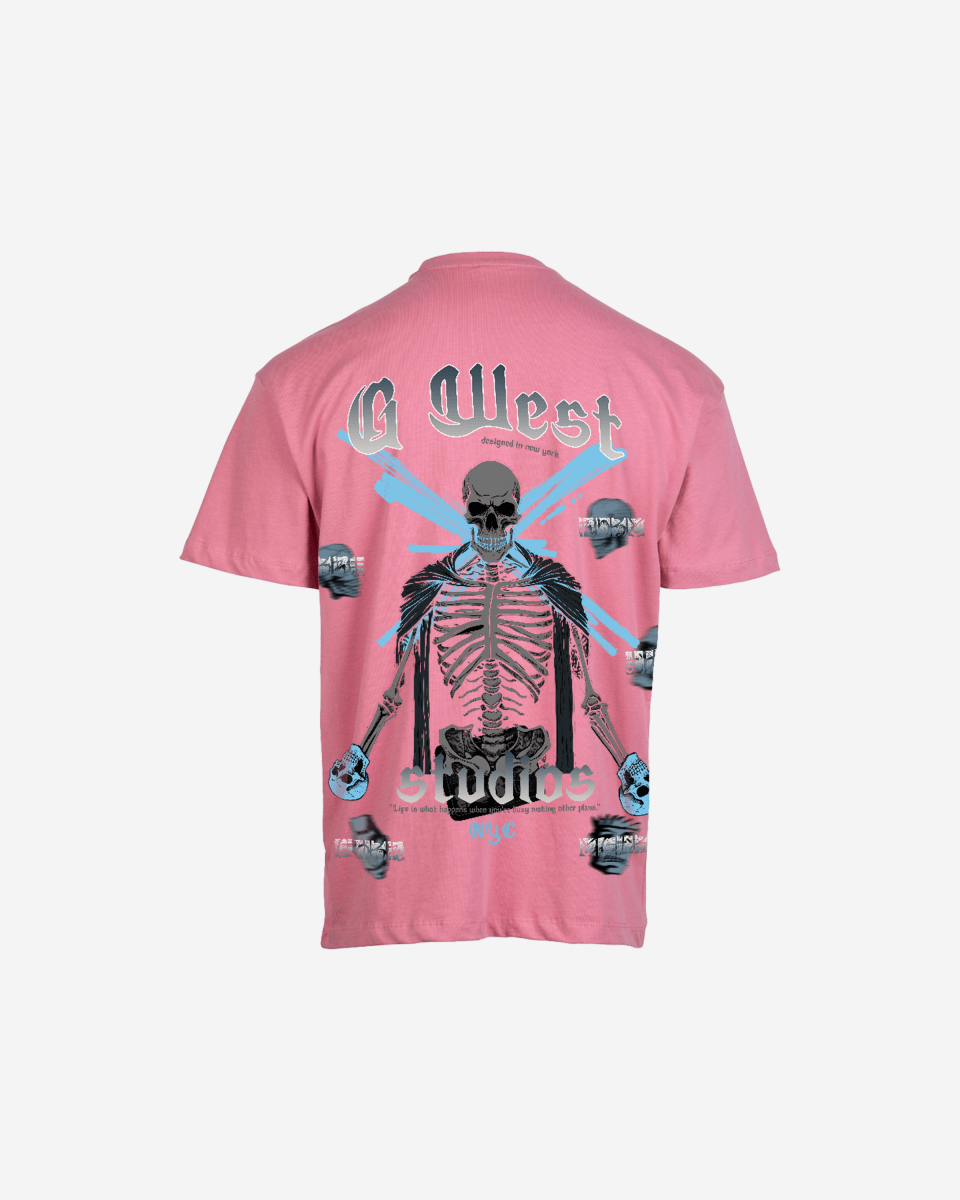 G West Mens Oversized Skull Tee
