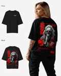 G West Oversized Smoke Skull Tee - Women