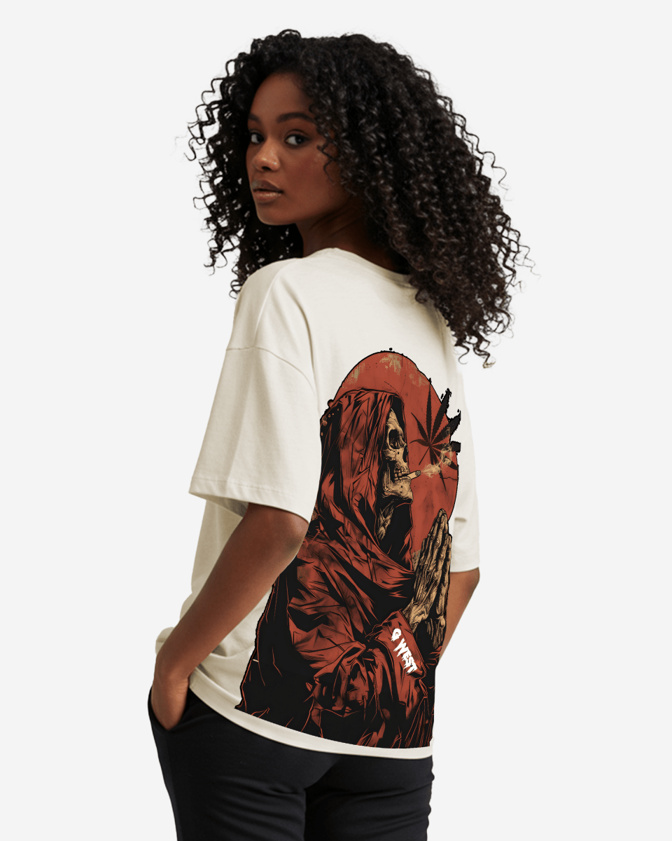 G West Womens Oversized Smoking Allen T Shirt