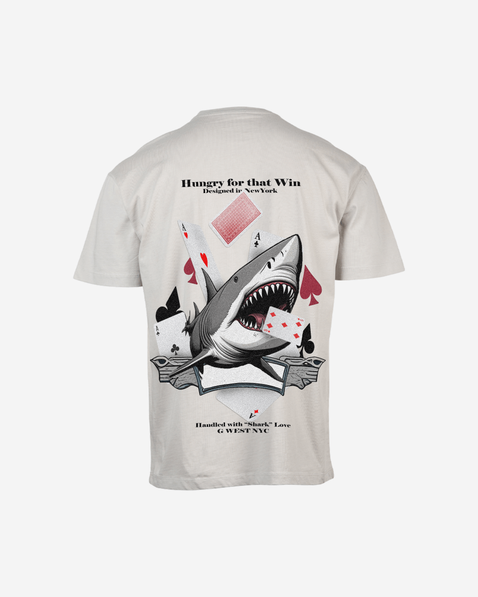 G West Oversized Spade Of Sharks T Shirt Mens