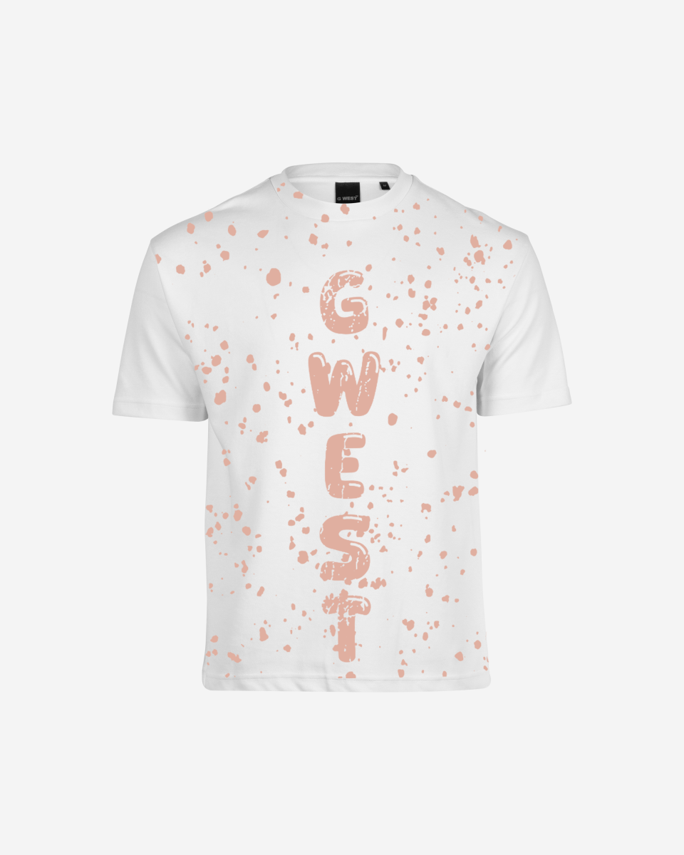 G West Mens Oversized Splatter Tee