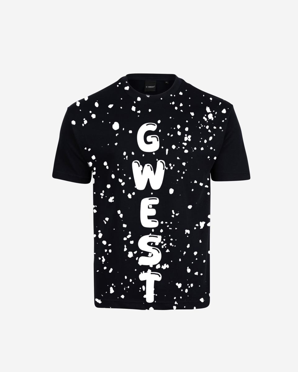 G West Mens Oversized Splatter Tee