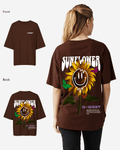 G West Womens Oversized Sunflower Tee