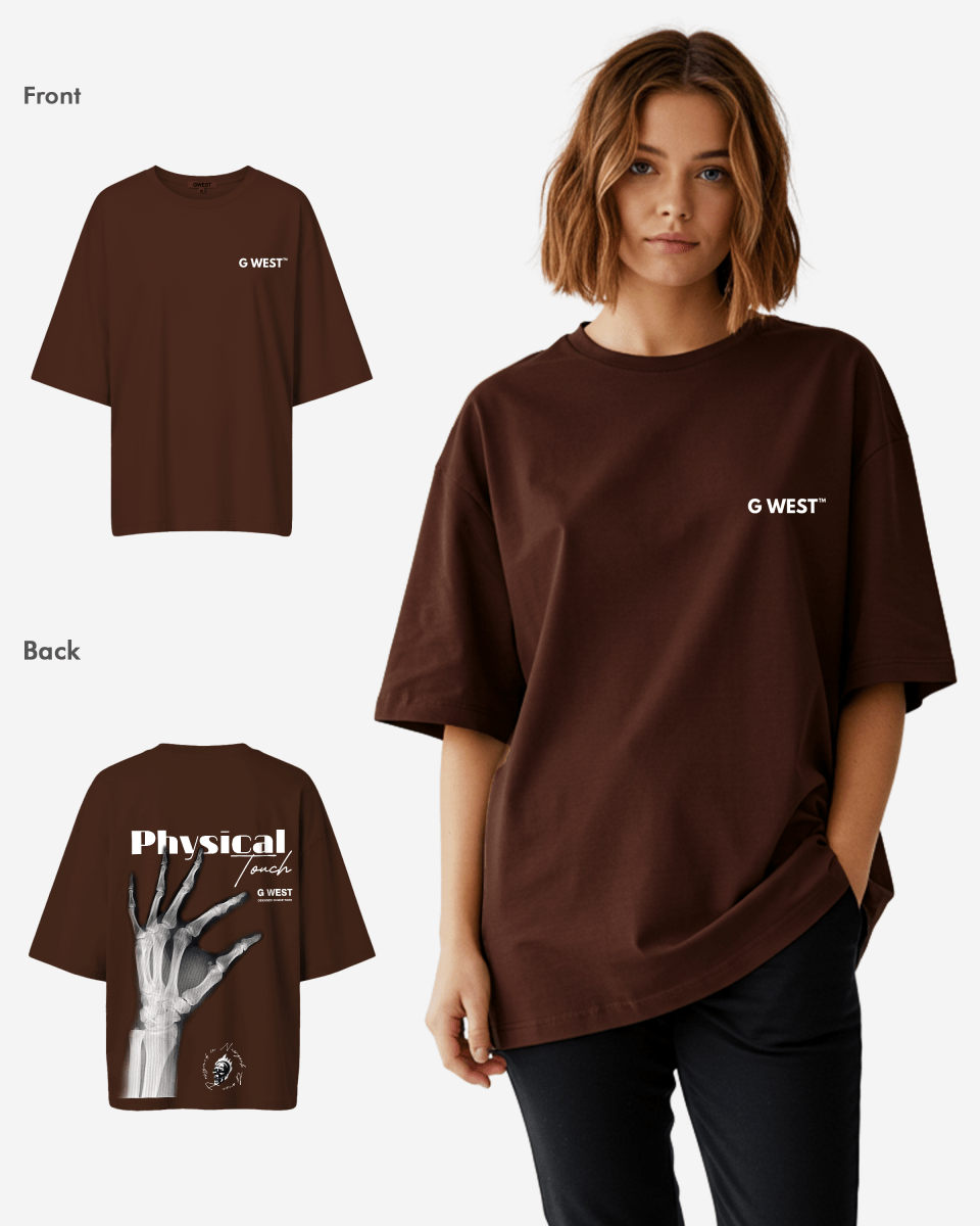 G West Womens Oversized X-Ray Hand Tee