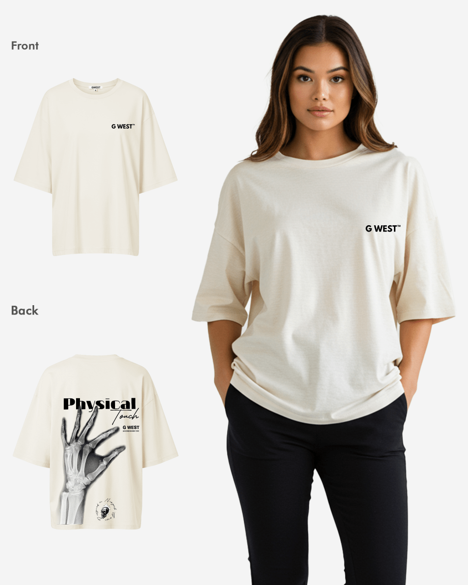 G West Womens Oversized X-Ray Hand Tee