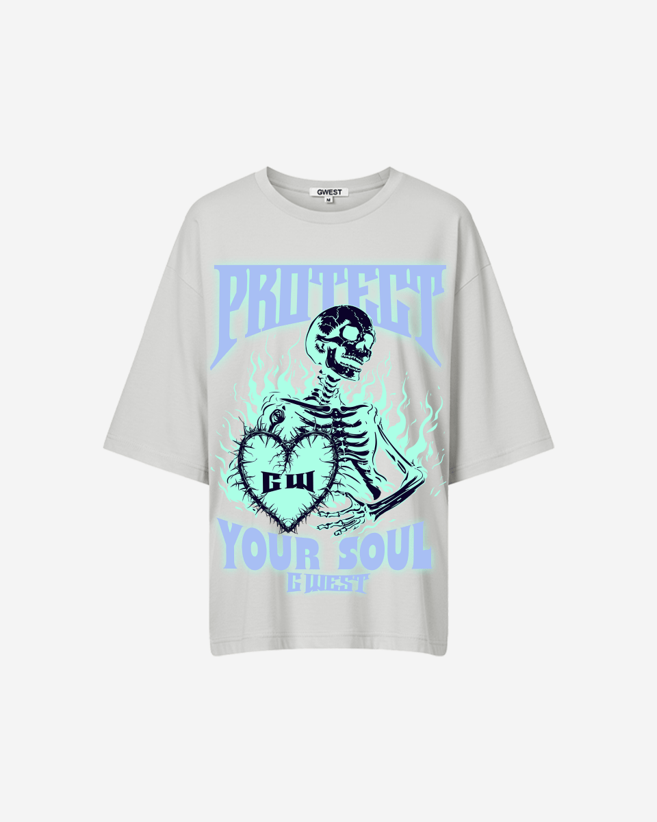 G West Womens protect your soul Oversized tee
