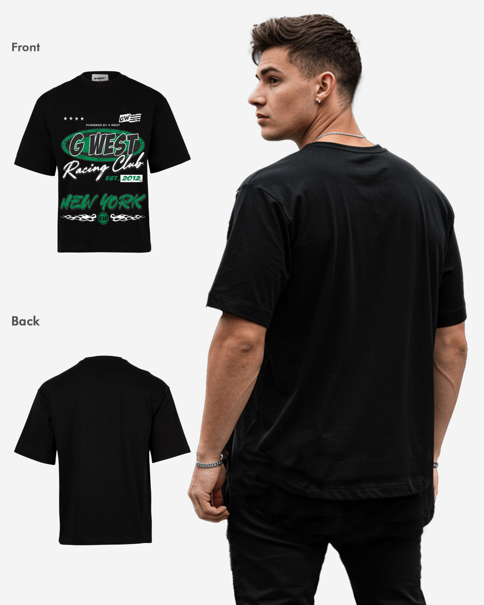 G West Racing Club Oversized Tee