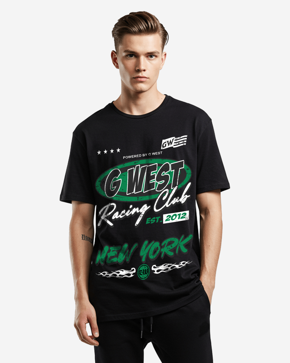 G West Racing Club Oversized Tee