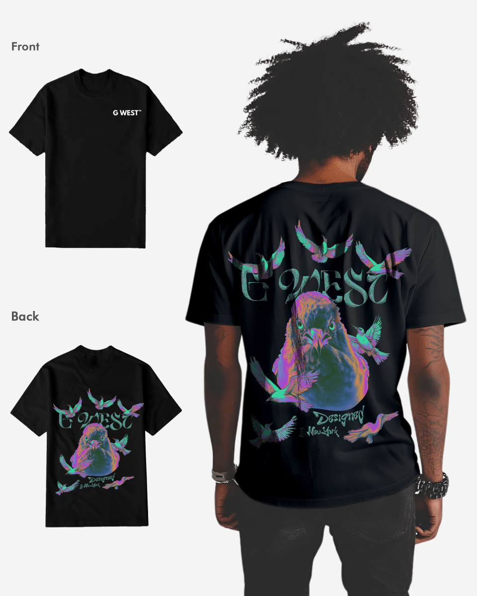 G West Mens Regular Fit Iridescent Pigeon