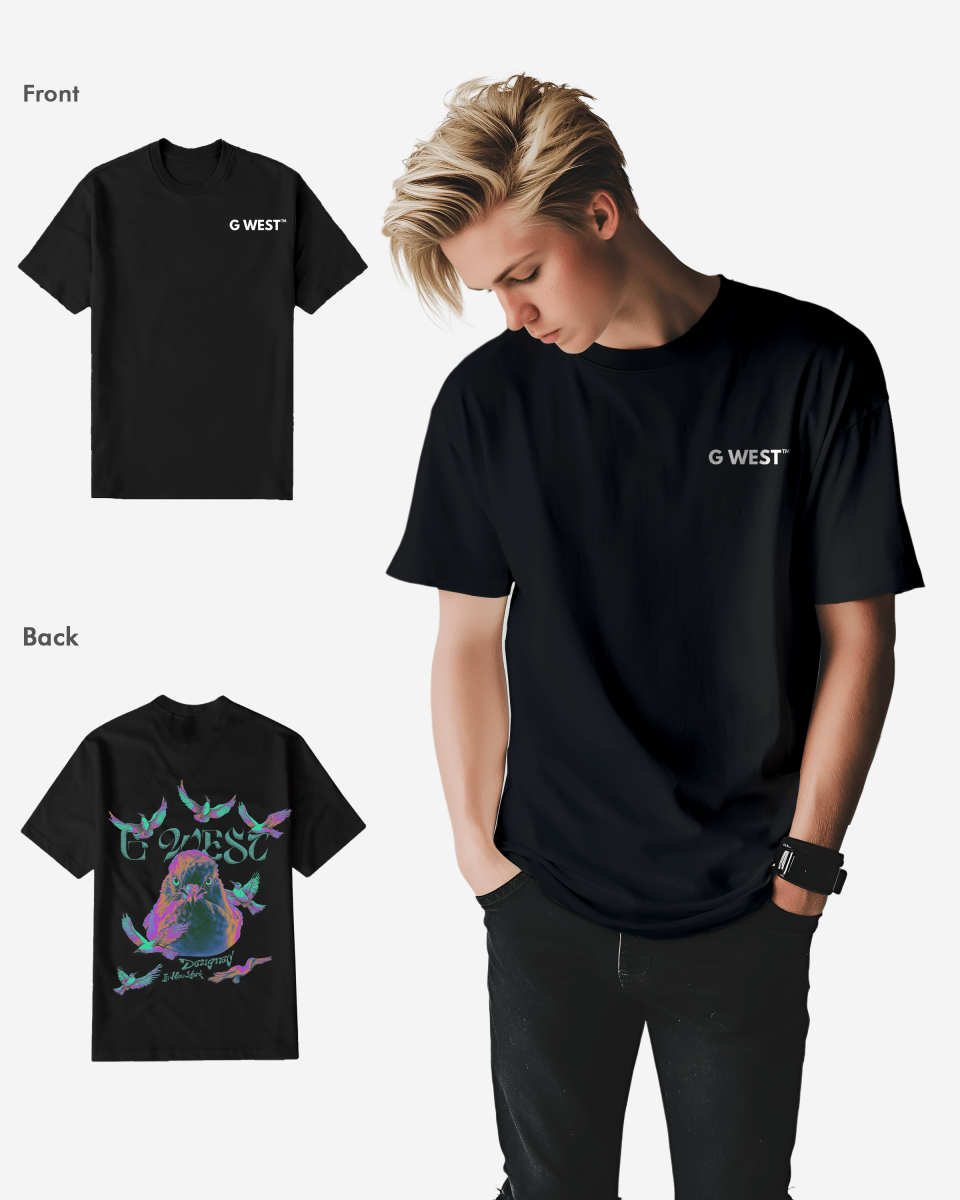 G West Mens Regular Fit Iridescent Pigeon