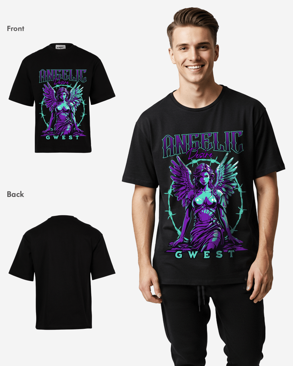 G West Rhinestone Blessing 2.0 Oversized Tee