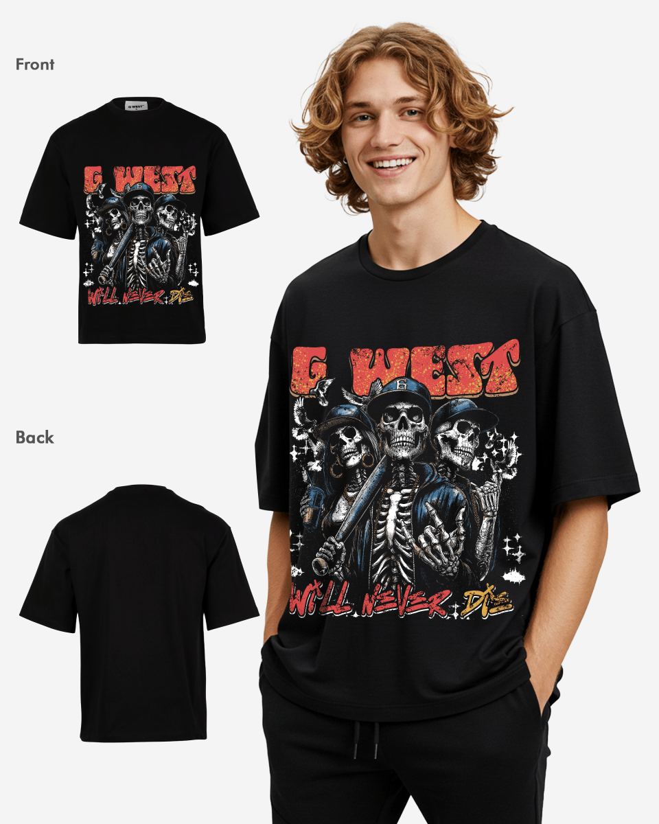 G West Rhinestone I Love My Game Oversized Tee