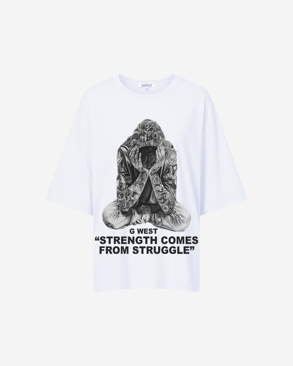 G West Strength Come From Struggle Oversized Tee - Women