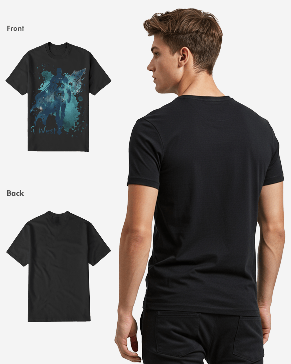 G West Mens Super Hero Tee