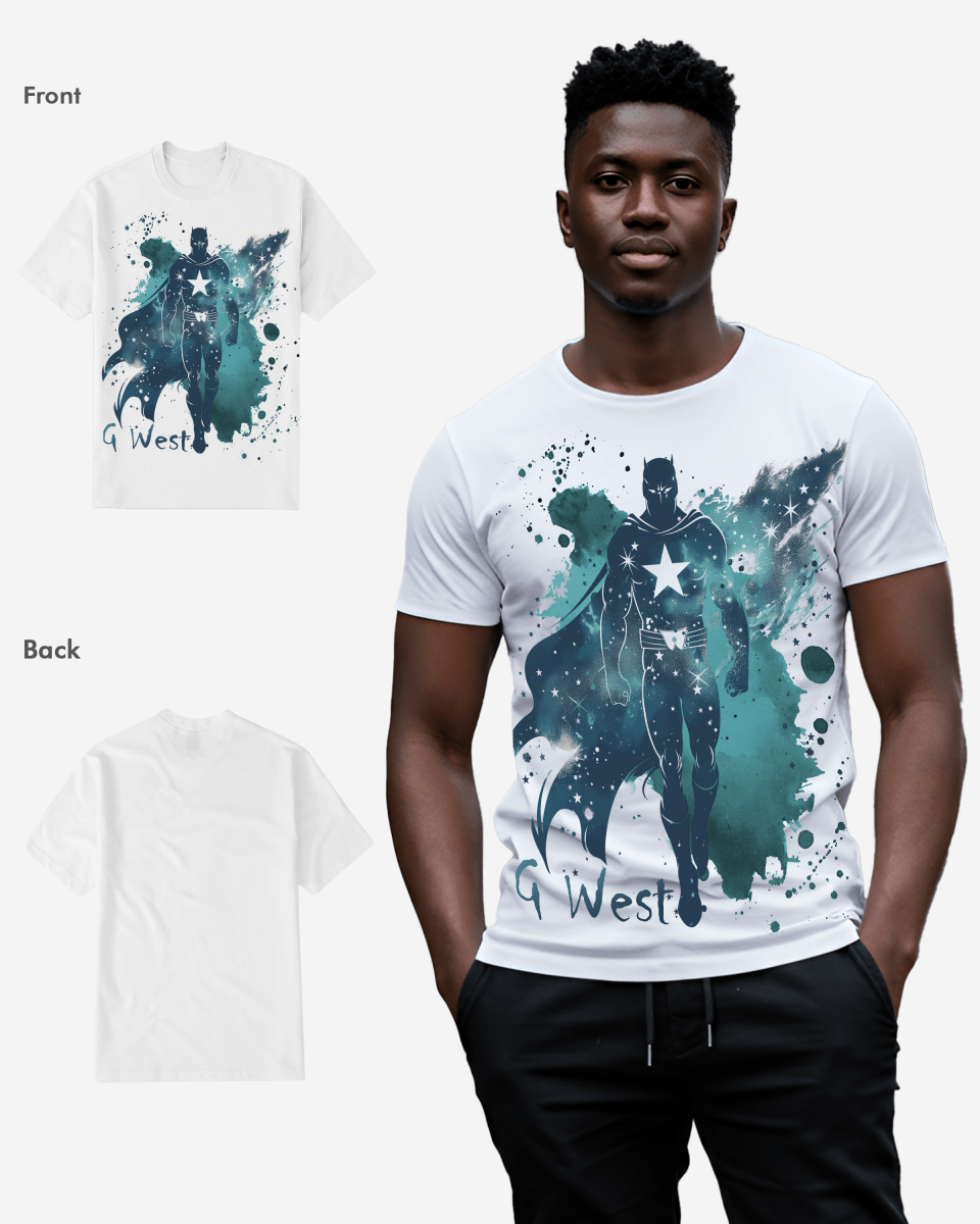 G West Mens Super Hero Tee