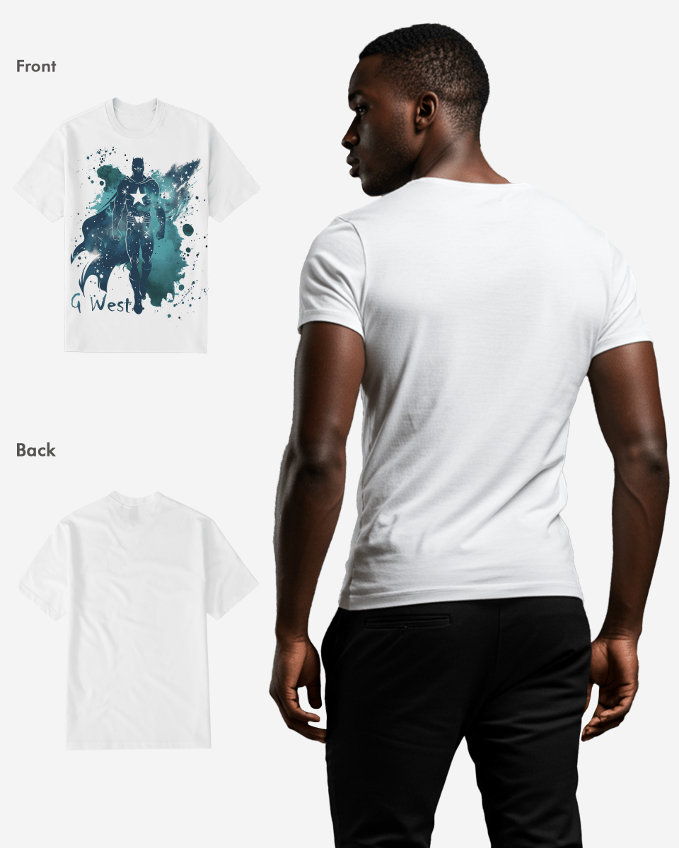 G West Mens Super Hero Tee