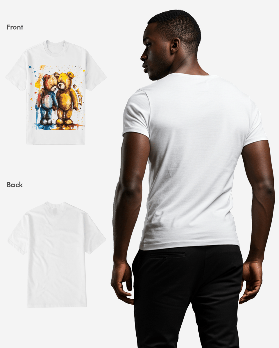 G West Mens Teddy Bear Tee