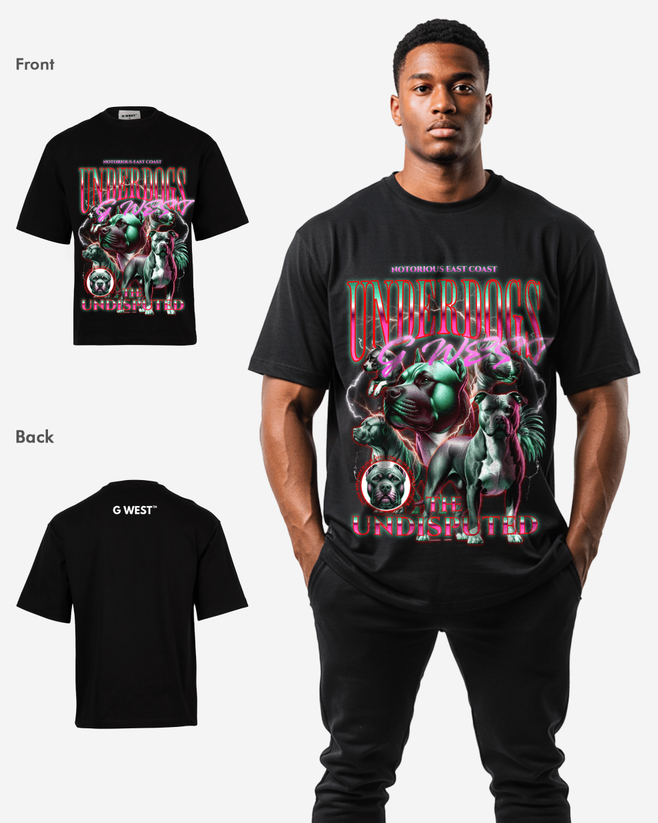 G WEST UNDERDOGS OVERSIZED T-Shirt Mens