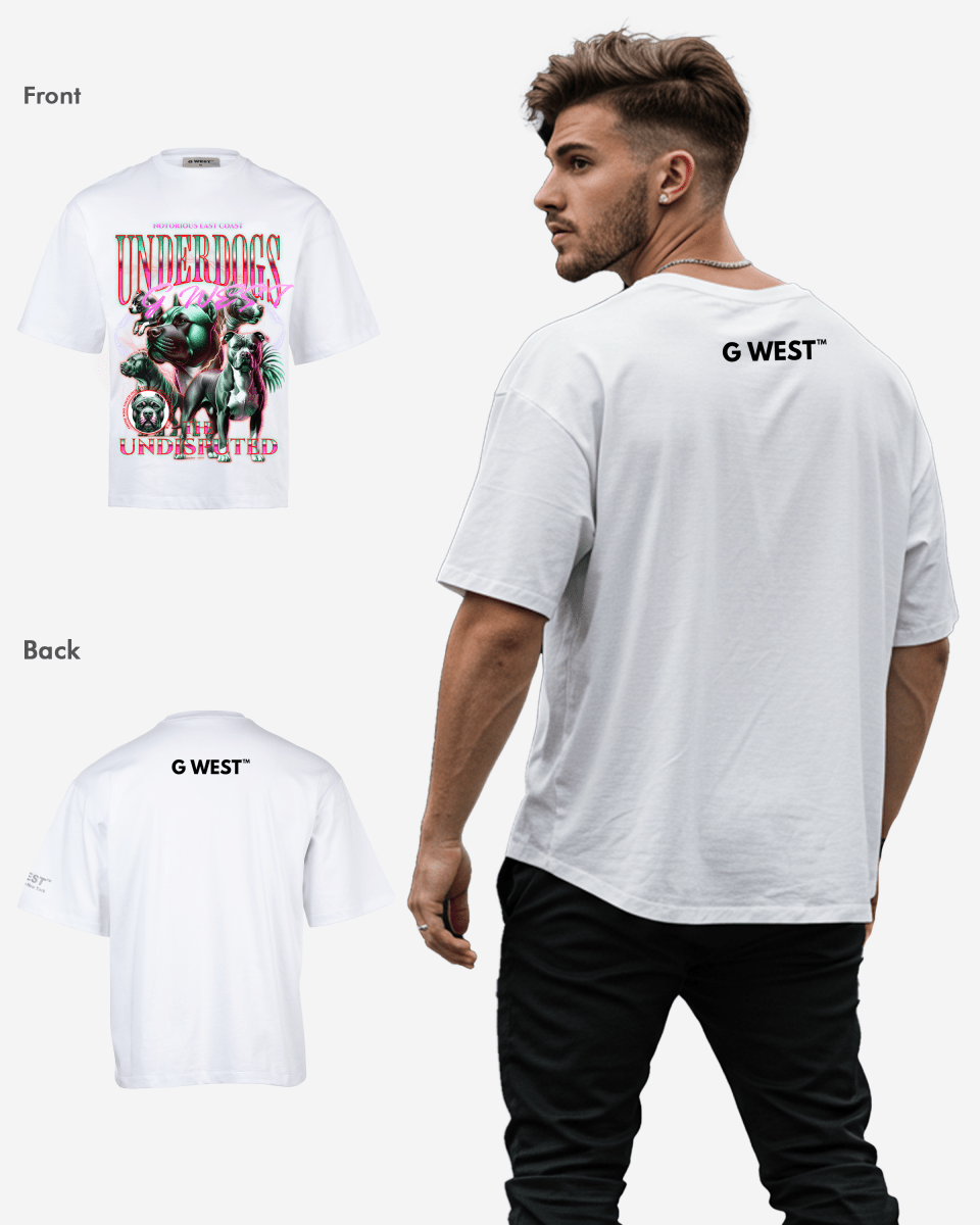 G WEST UNDERDOGS OVERSIZED T-Shirt Mens
