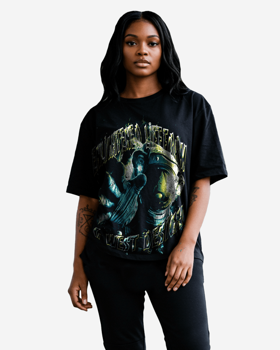 G West Womens Universe Premium Oversized Tee