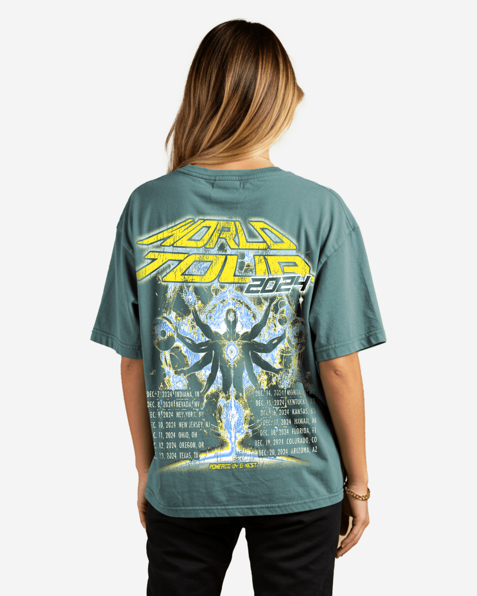 G West Womens World Is Yours Premium Oversized Tee